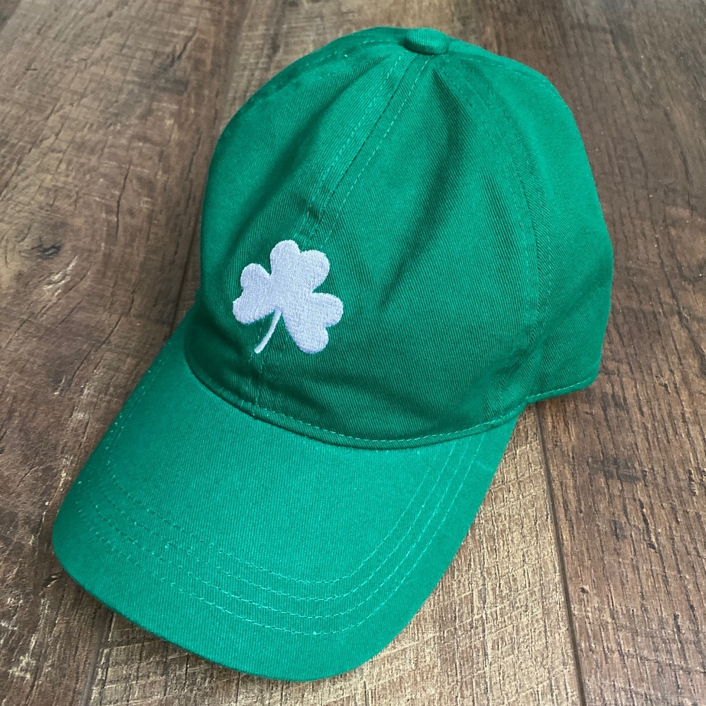 RAE Dunn Shamrock Adjustable Hat